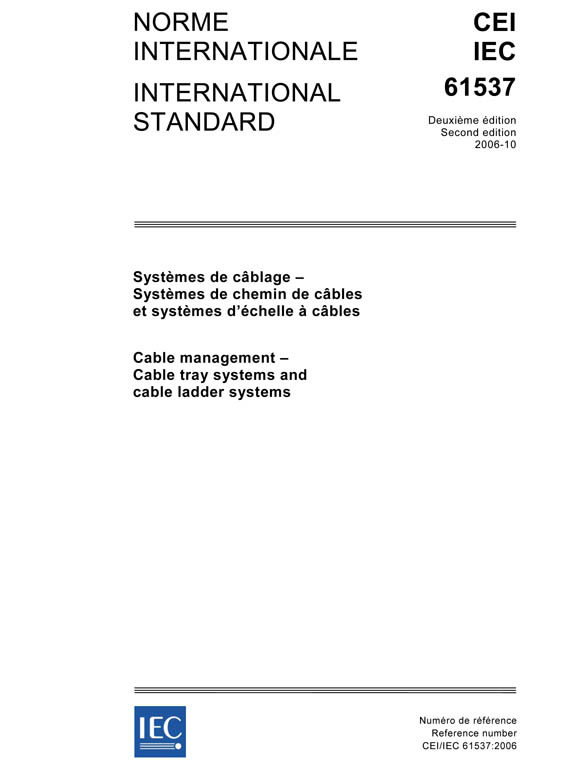 Cover IEC 61537:2006